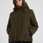 Giubbotto parka donna verde militare PI002106D 7740 HERNO 