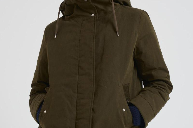 Giubbotto parka donna verde militare PI002106D 7740 HERNO 