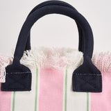 Borsa donna colette a righe rosa e bianca COLETTE 02598L MC2 SAINT BARTH 