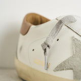 Sneakers uomo bianco e cammello GMF00102 F00218210803 GOLDEN GOOSE 