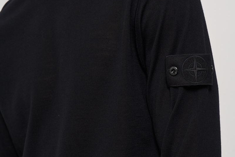 Maglia uomo girocollo nera 5100066 S00FCV0029 STONE ISLAND 