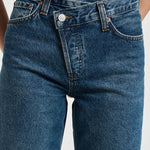 Jeans donna gamba dritta in denim blu A317 1254FORM AGOLDE 
