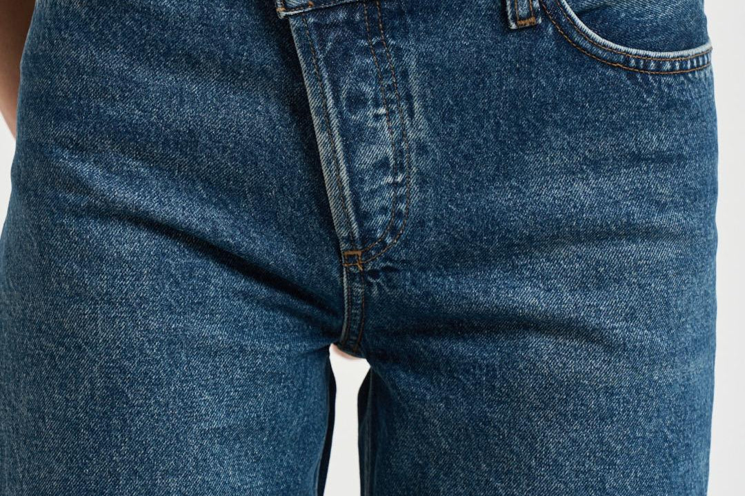 Jeans donna gamba dritta in denim blu A317 1254FORM AGOLDE 