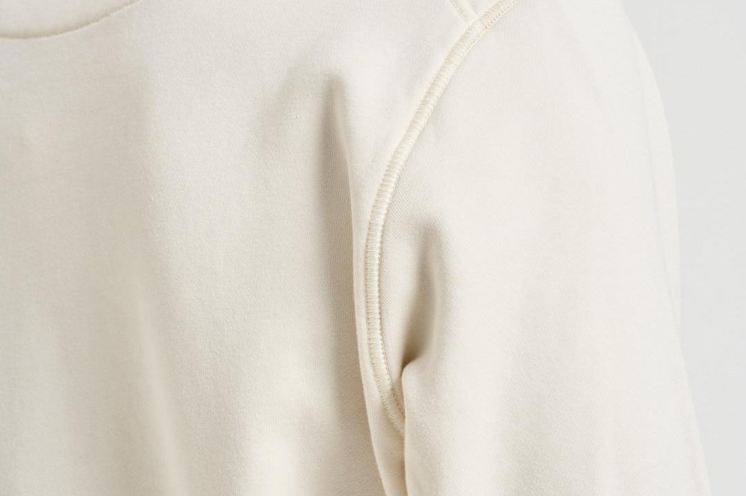 Felpa uomo girocollo panna 6100060 S0051V0093 STONE ISLAND 