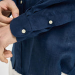 Camicia uomo in lino blu 710968915 506 RALPH LAUREN 