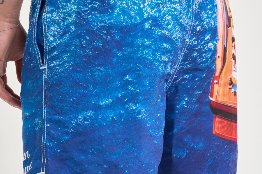 Costume uomo con stampa mare RDBOATVINTAGELIFE 61 MC2 SAINT BARTH 