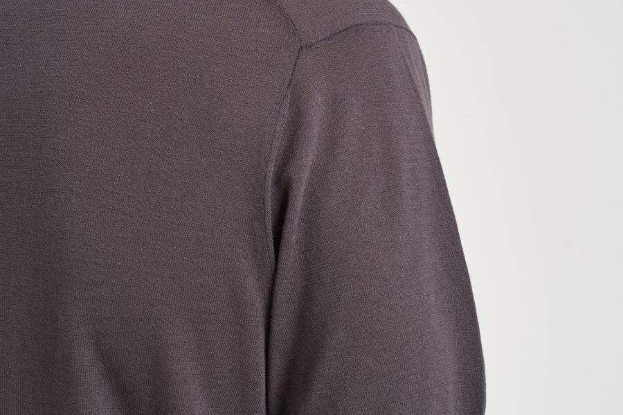 Polo uomo in maglia grigio antracite M060526 197 ACCADEMIE TESSILI 