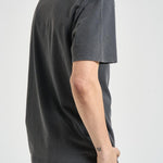 T-shirt uomo con stampa grigio antracite GMP01220 P00067160318 GOLDEN GOOSE 
