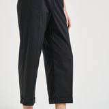 Pantalone donna in popeline nero L6SK86 Y69 LIVIANA CONTI 