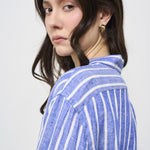 Camicia donna a righe blu 211935130 005 RALPH LAUREN 