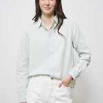 Camicia donna celeste in cotone 211891420 001 RALPH LAUREN 
