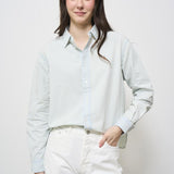 Camicia donna celeste in cotone 211891420 001 RALPH LAUREN 