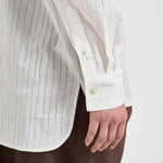 Camicia donna a  righe bianca BLUM PORCELAIN IRO 