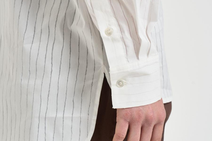Camicia donna a  righe bianca BLUM PORCELAIN IRO 