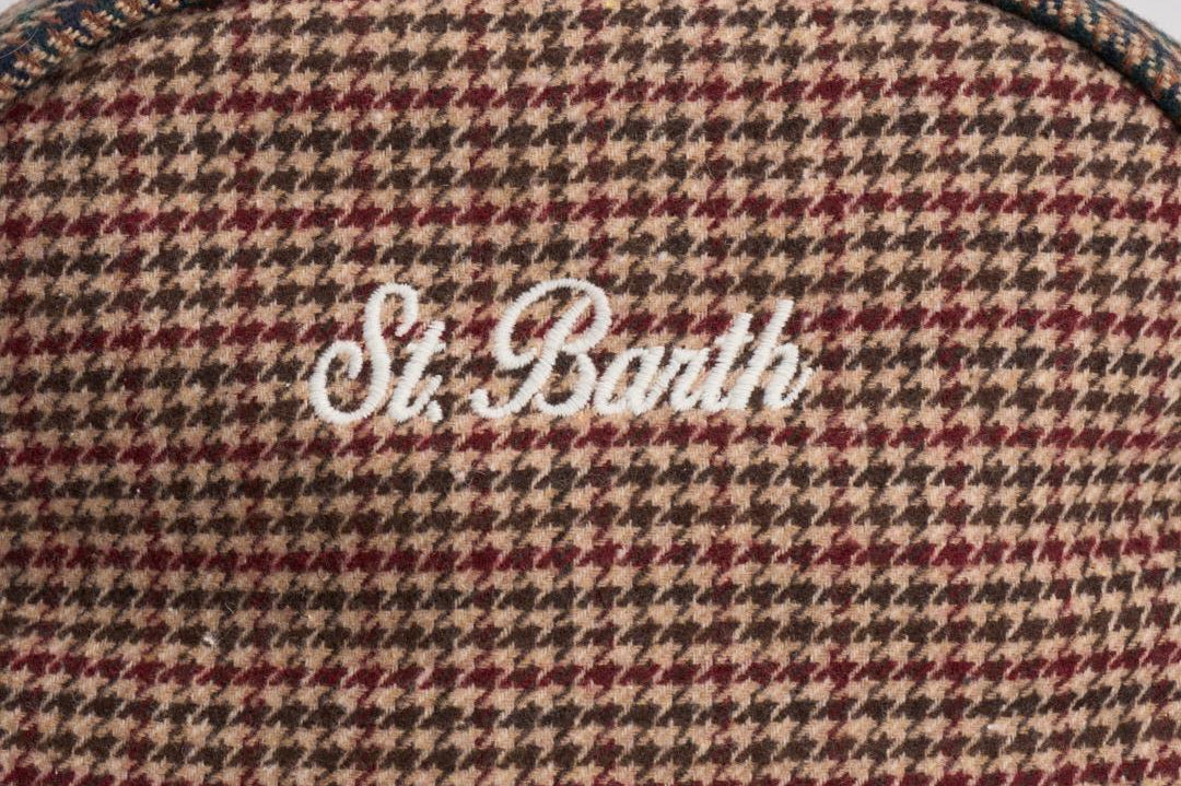 Zaino uomo pied de poule marrone CODY PIED DE POULEMIX MC2 SAINT BARTH 