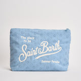 Pochette donna Aline sangallo celeste ALINESANGALLOL 00549L MC2 SAINT BARTH 