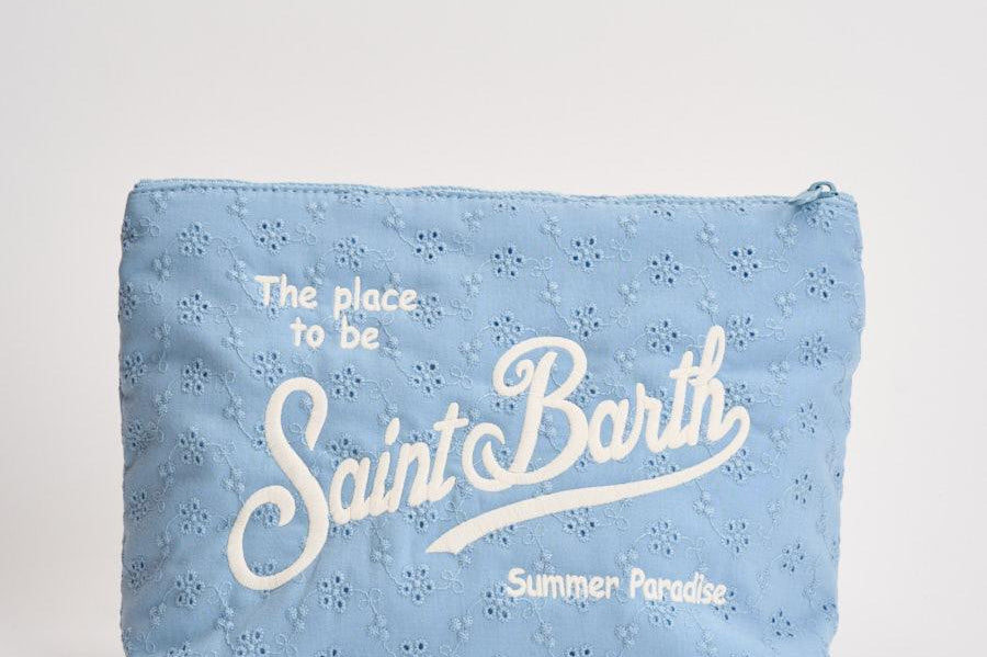 Pochette donna Aline sangallo celeste ALINESANGALLOL 00549L MC2 SAINT BARTH 