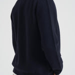 Cardigan Sarichard dritto in lana uomo blu M25300038 SALUTE SAMSØE SAMSØE 