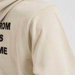 Felpa uomo con cappuccio beige HO162 CO127MT DROLE DE MONSIEUR 