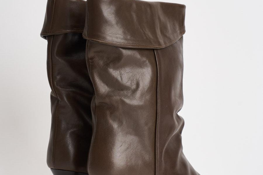 Stivali donna in pelle testa di moro BO0188FA C1A19S50DZ ISABEL MARANT 