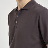 Polo uomo in maglia grigio antracite M060526 197 ACCADEMIE TESSILI 