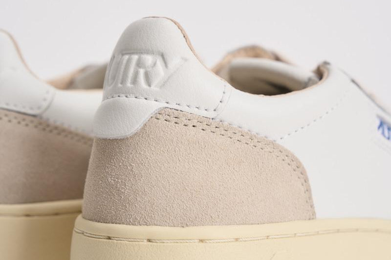 Sneakers donna medalist low in suede e bianca AULW LS33 AUTRY 