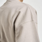 Felpa uomo girocollo grigio chiaro KS5450 LBROWN Y-3 