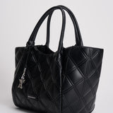 Borsa donna matelassé nera EW001009 AF17630UC001 EMPORIO ARMANI 