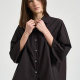 Camicia donna marrone fon F6SK22 W18 LIVIANA CONTI 