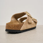 Sandalo donna Arizona in suede beige 1029260 SANDCASTLE BIRKENSTOCK 