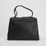 Borsa donna Sveva Soft Media a spalla in pelle con tracolla nera BT2006SOF NERO ORCIANI 