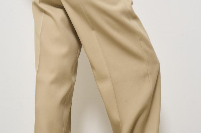 Pantalone donna wide-leg beige GWP01203 P00117015272 GOLDEN GOOSE 