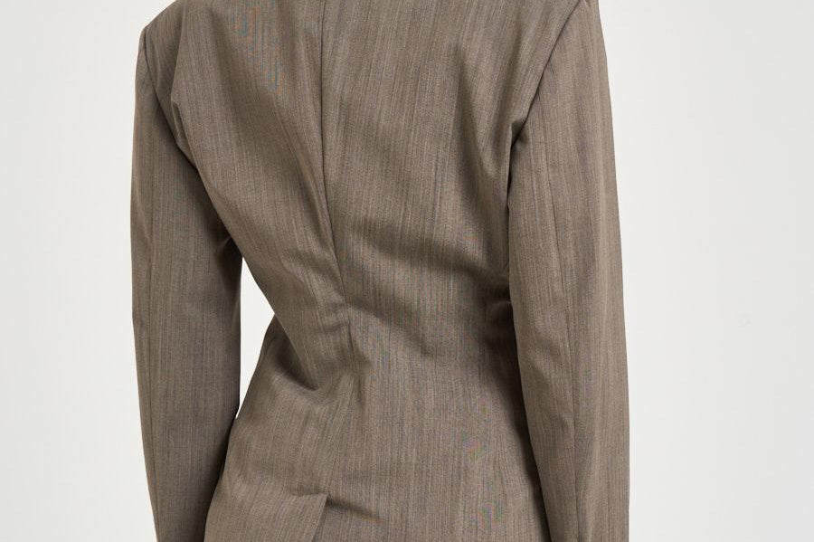 Blazer donna doppiopetto Sunrise tortora SUNRISE BROWNTERRA IRO 