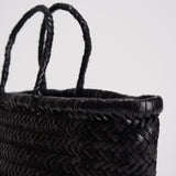 Borsa donna Bamboo Triple Jump nera 8811 BLACK DRAGON 