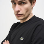 T-shirt uomo regular girocollo nero TH7318 031 LACOSTE 