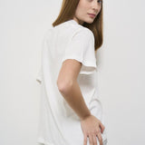 T-shirt donna bianca Cade 10465 IVY1 ANINE BING 
