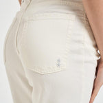 Jeans donna gamba dritta crema JILL 8800WHITE ICON DENIM 