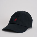 Cappello uomo baseball nero con logo rosso 710548524 012 RALPH LAUREN 