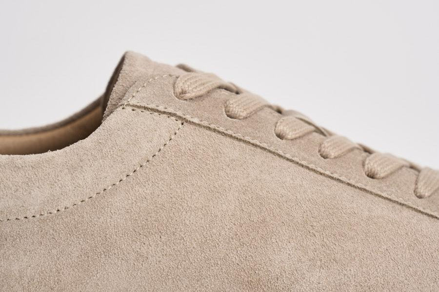 Sneakers donna in suede beige 1001614 LIGHTSAND LES DEUX 