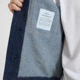 Giacca uomo stile camicia in denim scuro Q100027S00J7 VJ201 STONE ISLAND 