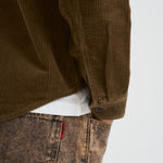 Overshirt uomo in velluto a coste militare 1000541 537 LES DEUX 