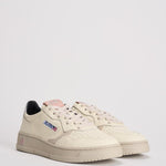 Sneakers donna Medalist panna, argento e rosa AULW LE18 AUTRY 