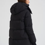 Piumino donna Laminar lungo nero PI002047D 9300 HERNO 