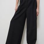 Pantalone donna over Lou neri 10389 BLACK ANINE BING 