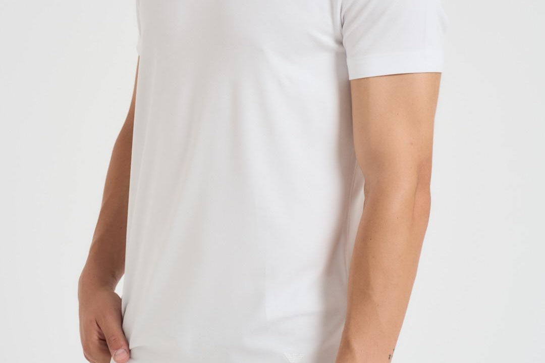 T-shirt uomo bianca 8N1TF0 1JCDZ0100 EMPORIO ARMANI 
