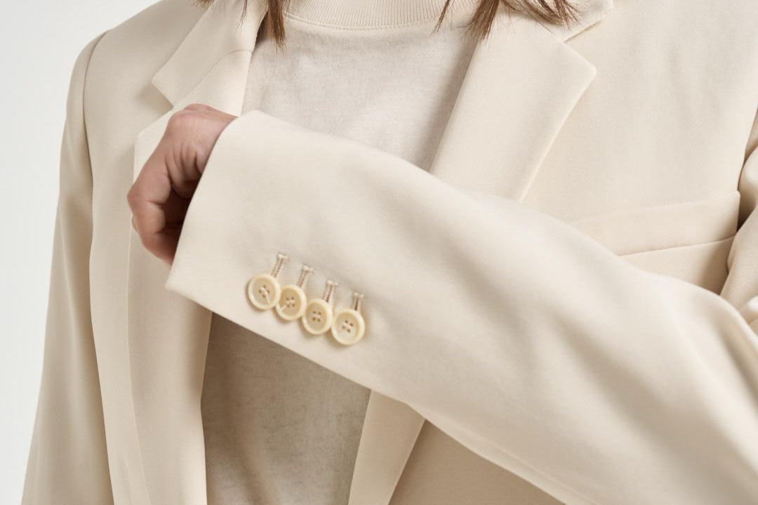 Blazer donna monopetto avorio VE0645FA D1F02I23EC ISABEL MARANT 