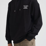 Felpa uomo con cappuccio nera HO162 CO127BL DROLE DE MONSIEUR 