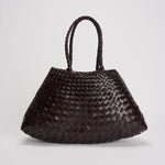 Borsa donna Santa Croce Big marrone scuro 8892 DARKBROWN DRAGON 