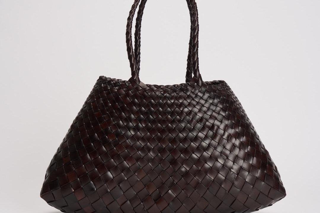 Borsa donna Santa Croce Big marrone scuro 8892 DARKBROWN DRAGON 