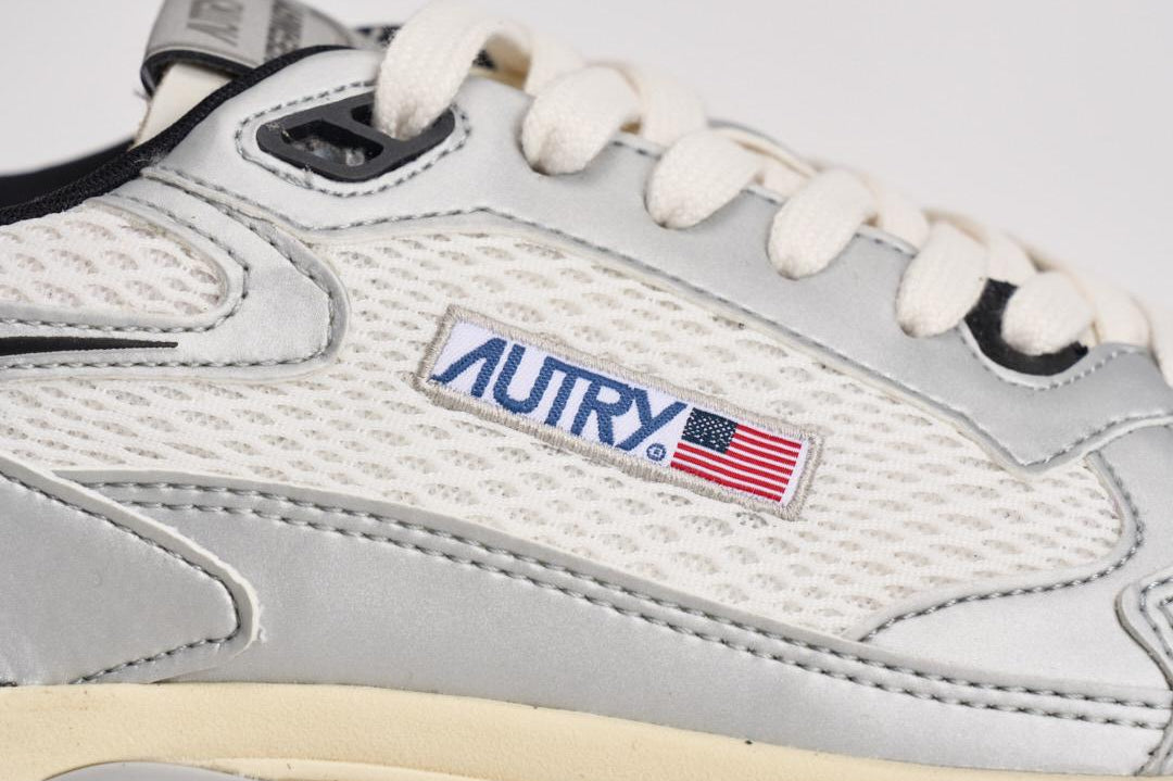 Sneakers uomo Hyperway Low grigia e bianca HYLM MV03 AUTRY 